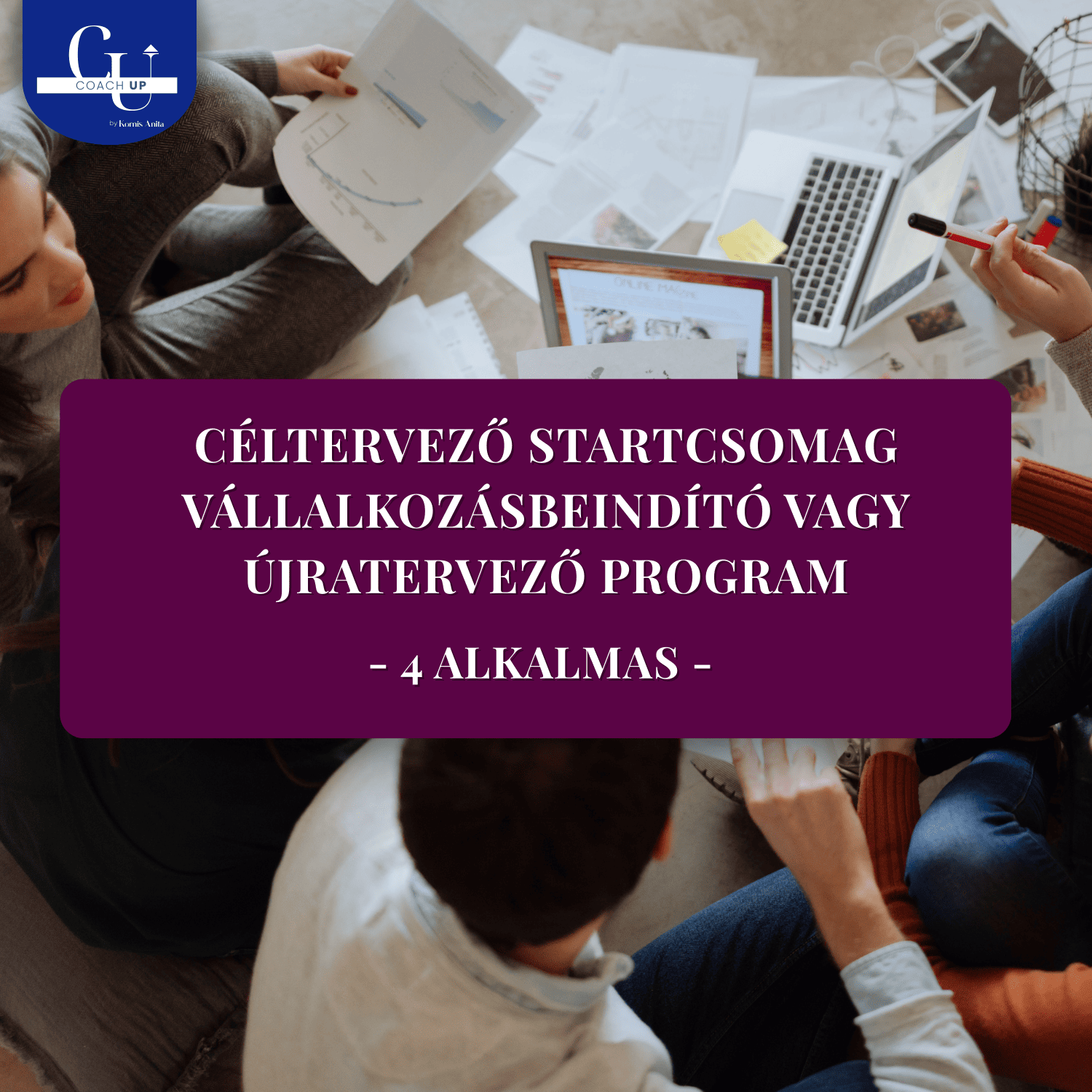 Céltervező Startcsomag – 4 alkalmas vállalkozásbeindító vagy újratervező program